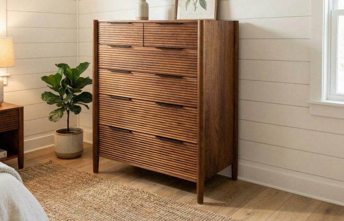 Aberdeen High Chest in Walnut (2)