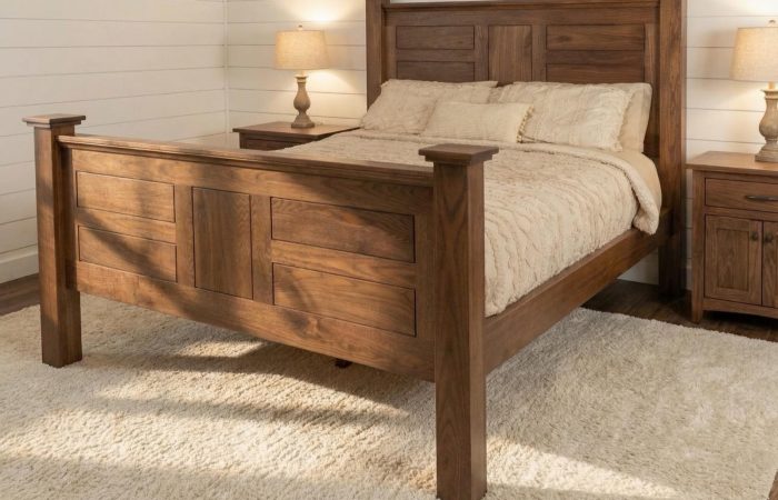 Jamestown Bed in Walnut