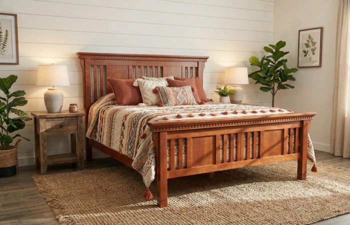 Stickley Mission Bed in Cherry